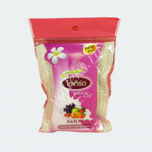 Мыло в мочалке из люфы "Фруктовый йогурт" PANATIP Yoghurt With Fruit Spa Soap, 75 гр