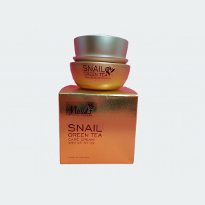 Крем для лица со слизью улитки и экстрактом зеленого чая Snail Green Tea Care Cream Moods, 50 гр