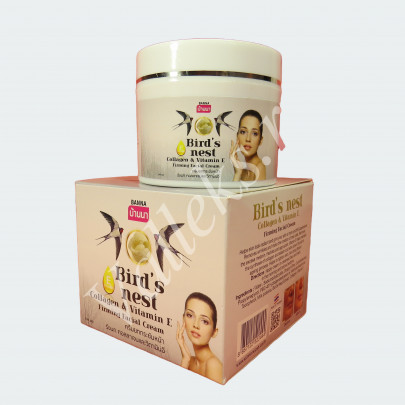 Крем для лица укрепляющий с экстрактом ласточкиных гнезд Banna Bird nest, Collagen & Vitamin E Firming Facial Cream 100мл