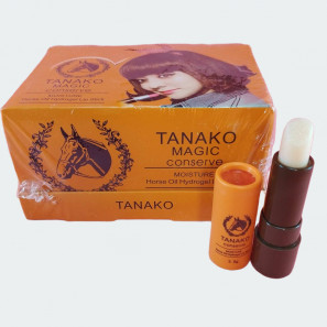 Проявляющаяся губная помада-бальзам с конским жиром Tanako Conserve Moisture Horse Oil Lip Stick, 3,5 гр