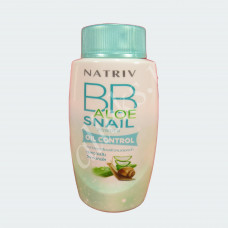 Матирующая BB пудра Контроль жирности Natriv BB Aloe Snail Oil Control Powder , 40гр.
