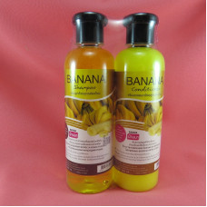 Сет шампунь и кондиционер для блеска волос Банан Banna Banana Shampoo & Conditioner 2х360 мл 