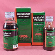 Тайская травяная микстура от кашля Leopard Brown Mixture
