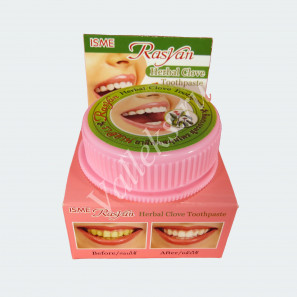 Отбеливающая зубная паста с гвоздикой Isme RasYan Herbal Clove Toothpaste, 25 гр