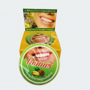 Тайская зубная паста Ананас Thai Kinaree Herbal Clove & Pineapple Toothpaste, 25гр.