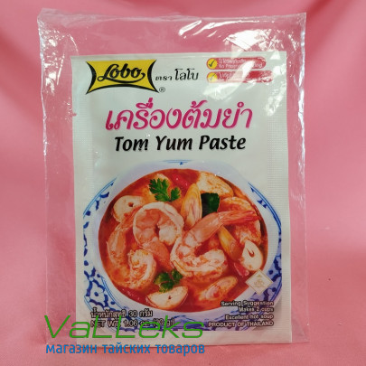 Паста Том Ям кисло-сладкая LOBO 30гр. Паста Том Ям кисло-сладкая LOBO 30гр.