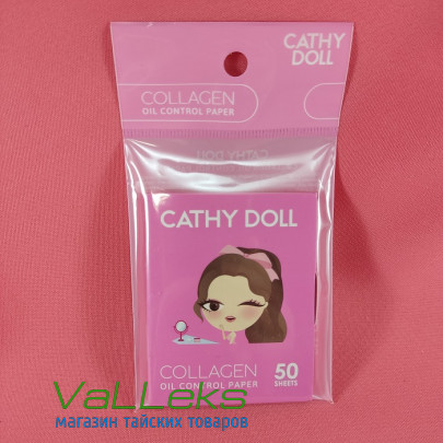 Матирующие салфетки Cathy Doll Collagen Oil Control Paper (50 шт.) Матирующие салфетки Cathy Doll Collagen Oil Control Paper (50 шт.)