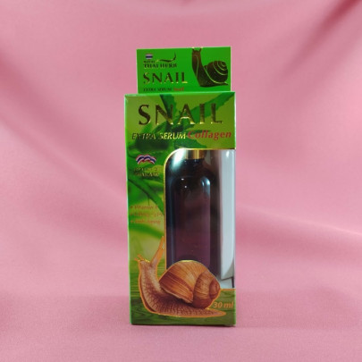 Сыворотка для лица с коллагеном и фильтратом улитки Royal Thai Herb